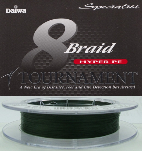 DAIWA TOURNAMENT 8 BRAID 0,08-0,10mm