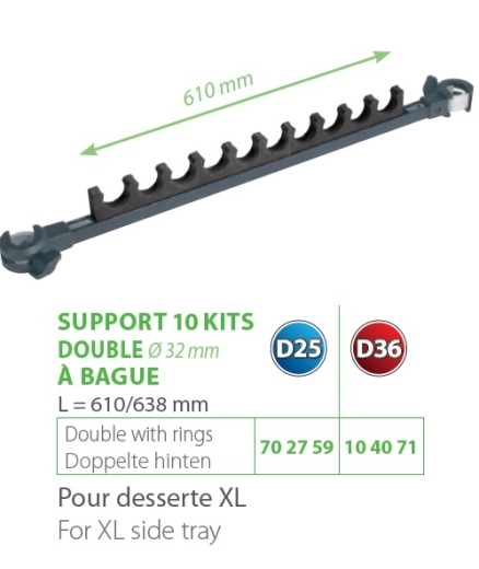 Rive Kitablage 10-fach 32mm D25, D36