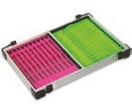 Rive 10 pink and 16 green winder kit and 30mm tray, room for 26 rigs