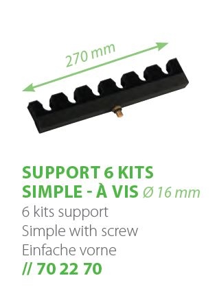Rive Kit support 16 mm with screw