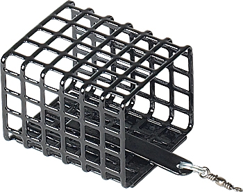 Wire Cage feeders, square open end short 15 till 20gr