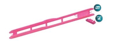 Rive Selbstbausatz F2 Rosa Wickelbrettchen