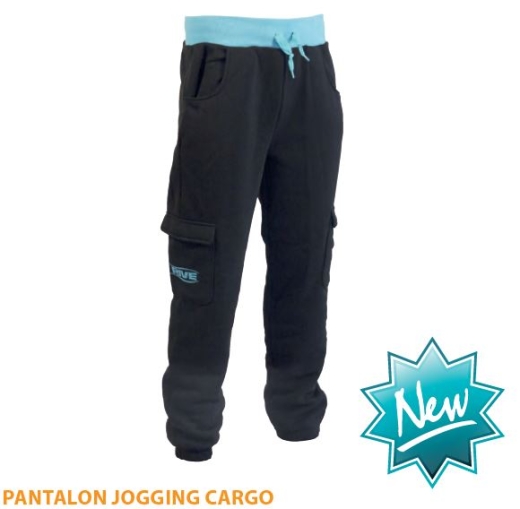 Rive CARGO track pants black/aqua