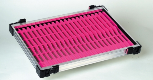 Rive Pink winder kit and 30mm tray, room for 22 rigs