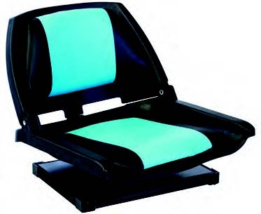 Rive black/aqua turn seat on a black tray cover