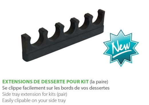 Rive Side tray extension for kits (pair)