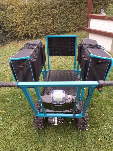 Transport system with electric anti-lift made of stainless steel
