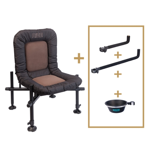RIVE FEEDER CHAIR BLACK D36 Complete