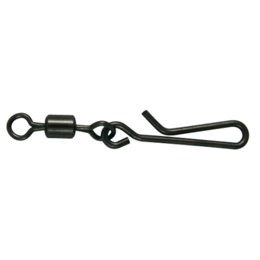 Spro Black Rolling Swivel & Hanging Snap Karabiner