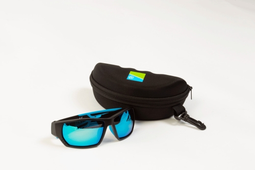 Preston Sonnenbrille - Floater Pro Polarised Sunglasses Blaue Linse
