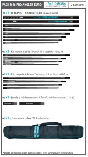 Rive PACK R-16 PRO ANGLER 13 Meter