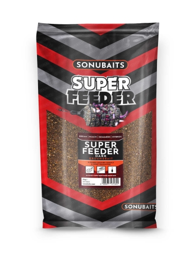 SONUBAITS SUPER FEEDER DARK GROUND BAIT (2KG)