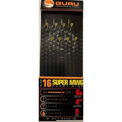 Guru SMWG Bait Bands Hook Length 4 Inch/10cm