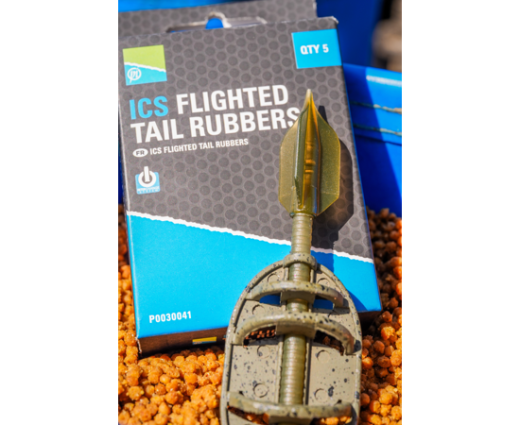 Preston Ics Flighted Tail Rubbers