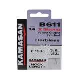 Kamasan B611 hook to nylon 30cm