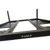 Aluflokk Platform mit 80 cm F��en + Schlammteller