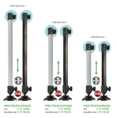 Rive Open Teleskopischer Fuss
