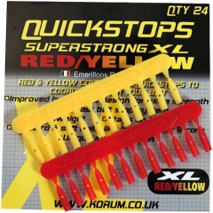 Korum Quickstops XL Rot/Gelb