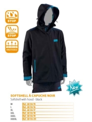Rive Fekete/Aqua softshell kabt