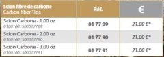 RIVE CARP FEEDER KARBON Ersatzspitzen