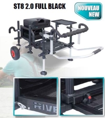 RIVE ST8 2.0 COMPLET HSP D36 Sitzkiepe mit Transportsystem Komplett Schwarz