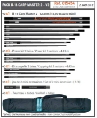 Rive PACK R-16 CARP MASTER 2 13 Meter V2