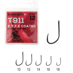 Kamasan T911 Barbless PTFE Coated Hooks