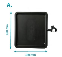 RIVE SIDE TRAY 420X380MM PLASTIC